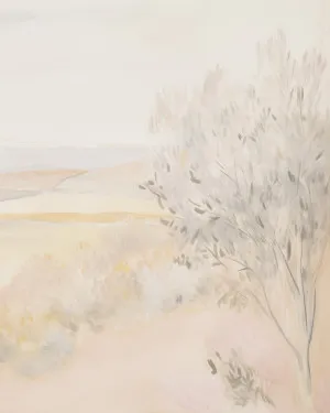 Soft Golden Horizon Mural Wallpaper by oliveetoriel.com, a Wallpaper for sale on Style Sourcebook