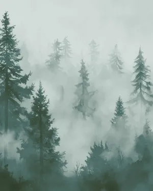 Emerald Heights Wallpaper by oliveetoriel.com, a Wallpaper for sale on Style Sourcebook