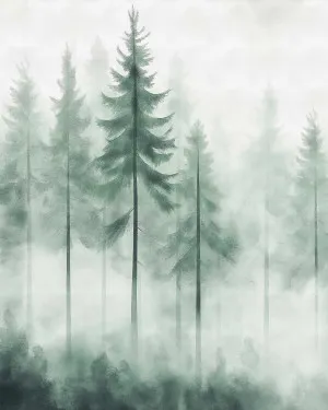 Alpine Mists Wallpaper by oliveetoriel.com, a Wallpaper for sale on Style Sourcebook