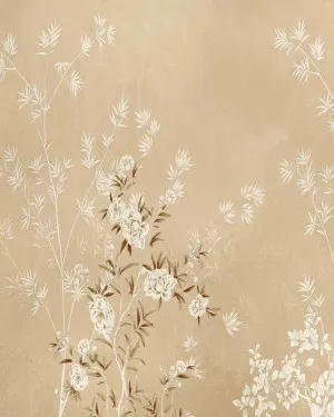 Imperial Bloom in Beige by oliveetoriel.com, a Wallpaper for sale on Style Sourcebook
