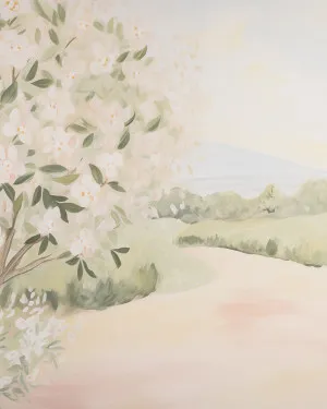 Florals Trees in Bloom Wallpaper Mural by oliveetoriel.com, a Wallpaper for sale on Style Sourcebook