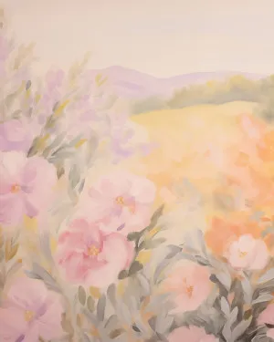 Luxe Wild Flowers Wallpaper Mural by oliveetoriel.com, a Wallpaper for sale on Style Sourcebook
