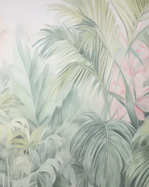 Breezy Palm Wallpaper Mural by oliveetoriel.com, a Wallpaper for sale on Style Sourcebook