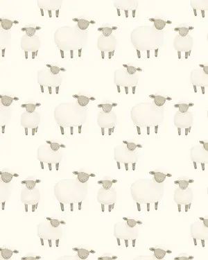 Counting Sheep Wallpaper by oliveetoriel.com, a Wallpaper for sale on Style Sourcebook