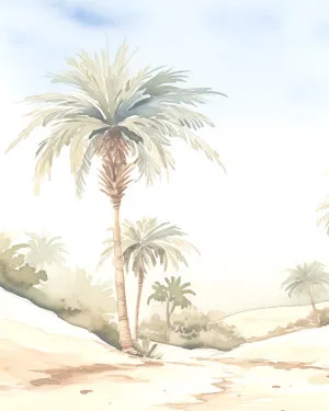 Palm Dunes Wallpaper Mural by oliveetoriel.com, a Wallpaper for sale on Style Sourcebook