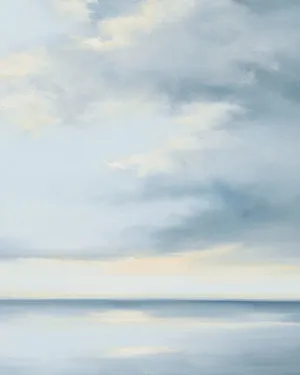 Calm Seas Painted Mural Wallpaper by oliveetoriel.com, a Wallpaper for sale on Style Sourcebook