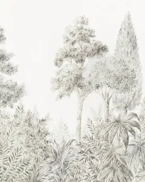 Heritage Arbor Hand Painted Tree Mural Wallpaper by oliveetoriel.com, a Wallpaper for sale on Style Sourcebook
