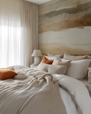 Organic Layers Wallpaper Mural by oliveetoriel.com, a Wallpaper for sale on Style Sourcebook