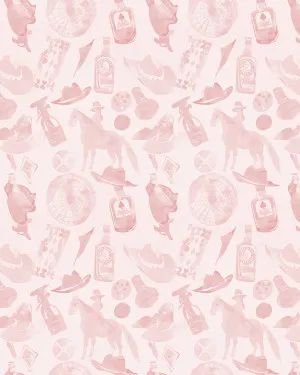 Roll the Dice Cowgirl Wallpaper by oliveetoriel.com, a Wallpaper for sale on Style Sourcebook