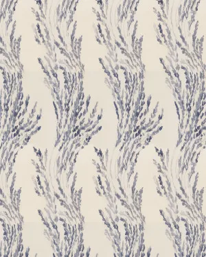 Coastal Kelp in Navy Blue Wallpaper by oliveetoriel.com, a Wallpaper for sale on Style Sourcebook