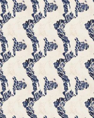 Surge in Navy Blue Wallpaper by oliveetoriel.com, a Wallpaper for sale on Style Sourcebook