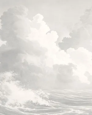 Coastal Clouds Wallpaper Mural by oliveetoriel.com, a Wallpaper for sale on Style Sourcebook