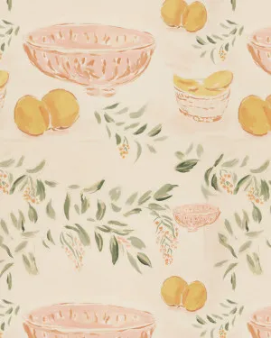 Lemon Grove Wallpaper by oliveetoriel.com, a Wallpaper for sale on Style Sourcebook