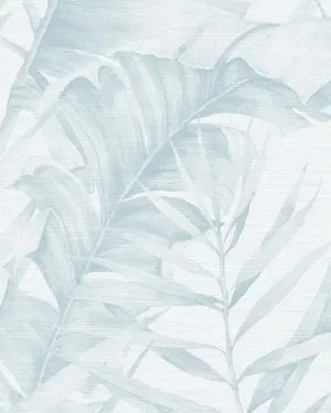 Palm Sanctuary in Light Blue Wallpaper by oliveetoriel.com, a Wallpaper for sale on Style Sourcebook