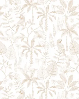 Exotic Oasis in Sand Wallpaper by oliveetoriel.com, a Wallpaper for sale on Style Sourcebook