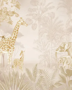 Jungle at Dusk Wallpaper Mural by oliveetoriel.com, a Wallpaper for sale on Style Sourcebook