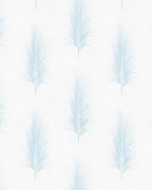 Soft Coastal Fan Palm in Light Blue Wallpaper by oliveetoriel.com, a Wallpaper for sale on Style Sourcebook