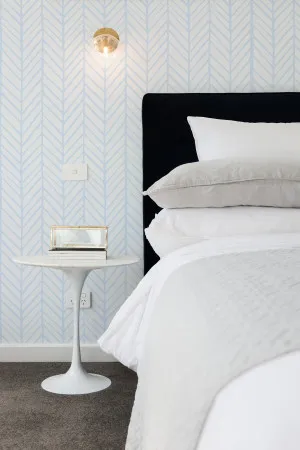 Chevron in Light Blue Wallpaper by oliveetoriel.com, a Wallpaper for sale on Style Sourcebook