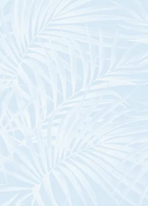 Alfresco Palm in Light Blue Wallpaper by oliveetoriel.com, a Wallpaper for sale on Style Sourcebook