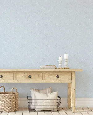 Cottage Garden in Light Blue Wallpaper by oliveetoriel.com, a Wallpaper for sale on Style Sourcebook