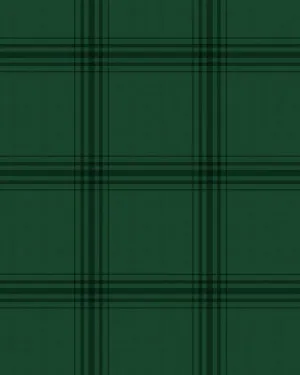 Peppy Plaid Dark Green Wallpaper by oliveetoriel.com, a Wallpaper for sale on Style Sourcebook