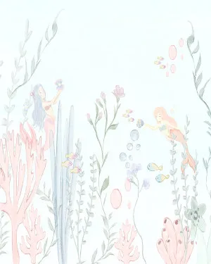 Mermaids Under the Sea Wallpaper Mural by oliveetoriel.com, a Wallpaper for sale on Style Sourcebook