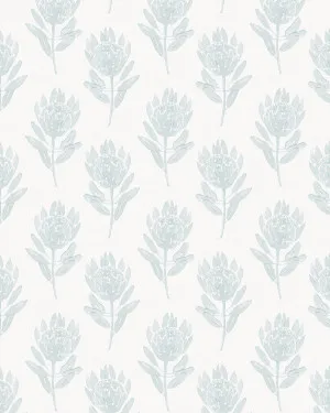 Australian Country Side in Soft Blue Wallpaper by oliveetoriel.com, a Wallpaper for sale on Style Sourcebook
