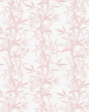 Floral Climber in Soft Pink Wallpaper by oliveetoriel.com, a Wallpaper for sale on Style Sourcebook