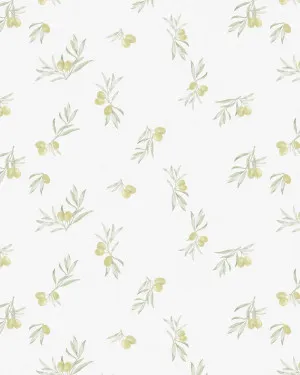 Petite Olive Branch Wallpaper by oliveetoriel.com, a Wallpaper for sale on Style Sourcebook