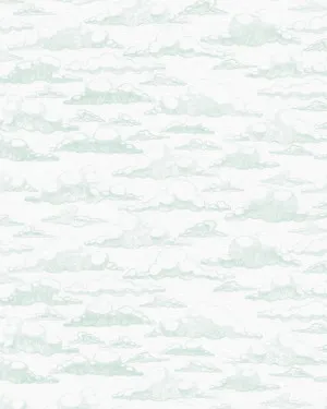 Cloudy Days in Sage Green Wallpaper by oliveetoriel.com, a Wallpaper for sale on Style Sourcebook