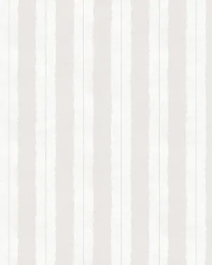 Painterly Stripes In Oatmeal Grey Wallpaper by oliveetoriel.com, a Wallpaper for sale on Style Sourcebook