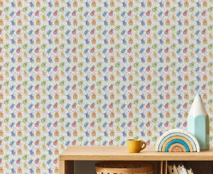 Rainbow Beetles Wallpaper by oliveetoriel.com, a Wallpaper for sale on Style Sourcebook