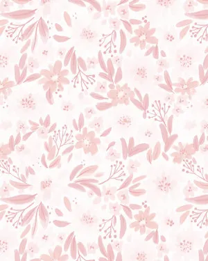 Garden Dreaming Pink Wallpaper by oliveetoriel.com, a Wallpaper for sale on Style Sourcebook