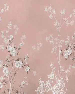 Chinoiserie Bamboo in Dusty Pink Wallpaper by oliveetoriel.com, a Wallpaper for sale on Style Sourcebook
