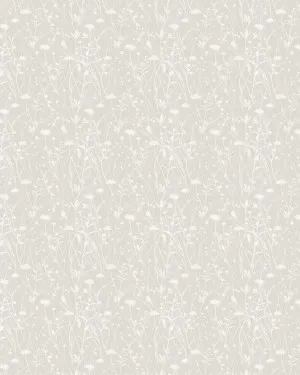Meadow Floral in Soft Grey Wallpaper by oliveetoriel.com, a Wallpaper for sale on Style Sourcebook