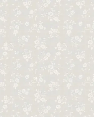 Falling Posies in Soft Grey Wallpaper by oliveetoriel.com, a Wallpaper for sale on Style Sourcebook