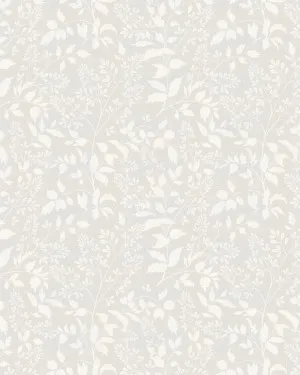 Luxe Country Foliage in Soft Grey Wallpaper by oliveetoriel.com, a Wallpaper for sale on Style Sourcebook