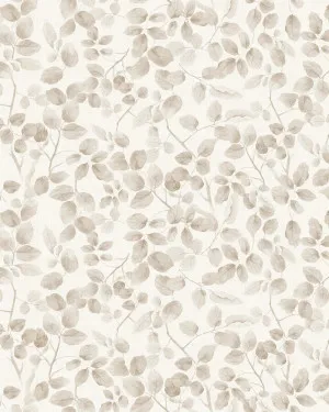 Leafy Country Foliage in Light Brown Wallpaper by oliveetoriel.com, a Wallpaper for sale on Style Sourcebook