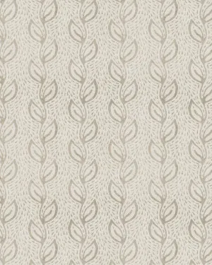 Dotted Leaves in Warm Grey & Beige Wallpaper by oliveetoriel.com, a Wallpaper for sale on Style Sourcebook