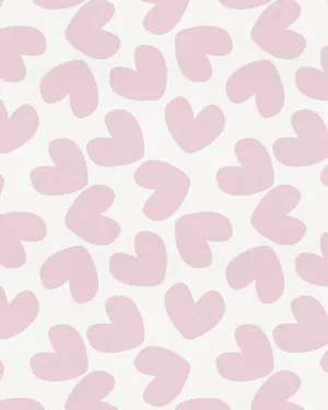 Love Heart Dreams in Pink Wallpaper by oliveetoriel.com, a Wallpaper for sale on Style Sourcebook