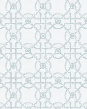 Sketched Trellis in Blue & White Wallpaper by oliveetoriel.com, a Wallpaper for sale on Style Sourcebook