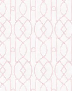 Trellis Luxe in Soft Pink Wallpaper by oliveetoriel.com, a Wallpaper for sale on Style Sourcebook