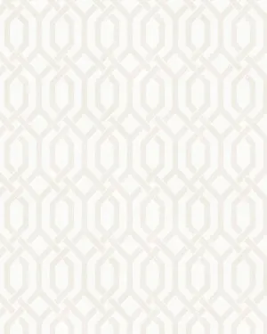 Montauk Trellis In Beige Wallpaper by oliveetoriel.com, a Wallpaper for sale on Style Sourcebook