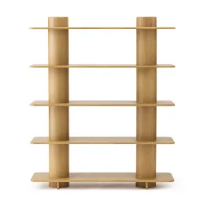 Contour 5 Shelf - [ Oak ] by Ellison Studios, a Bookcases for sale on Style Sourcebook