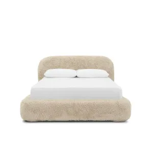 Lull King Bed - [ Paddington Cashew ] by Ellison Studios, a Beds & Bed Frames for sale on Style Sourcebook