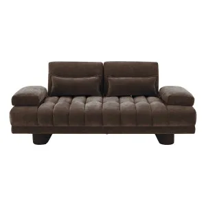 Carrie Small Sofa Bed in Fam Chocolate by OZ Design, a Sofa Beds for sale on Style Sourcebook