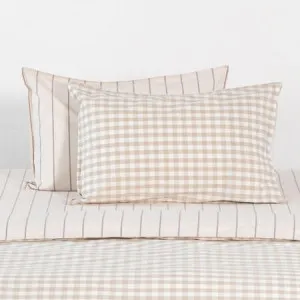 Modella Stripe Quilt Cover Set - 100% Cotton, Double, Stripes & Patterns - Canningvale by Canningvale_Modella, a Sheets for sale on Style Sourcebook