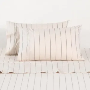 Modella Stripe Sheet Set - 100% Cotton, King, Stripes & Patterns - Canningvale by Canningvale_Modella, a Sheets for sale on Style Sourcebook