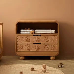 Willow Two Drawer - Natural - Mocka by Mocka., a Dressers & Chests of Drawers for sale on Style Sourcebook