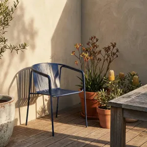 AZUR - Steel Outdoor Chair with Armrests by European Lifestyle, a Outdoor Chairs for sale on Style Sourcebook